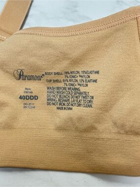 Paramour Utopia Full Coverage Contour Bra 40DDD